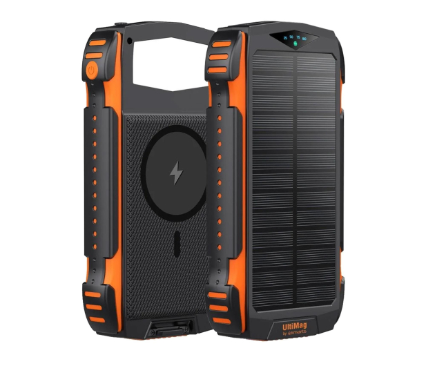 4smarts OUTLET - Powerbank Solarny TitanPack Rugged UltiMag 20000mAh - 1540425 - zdjęcie